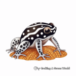 Unique Strawberry Poison Dart Frog Coloring Pages 3
