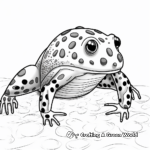 Unique Strawberry Poison Dart Frog Coloring Pages 4