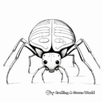Unusual Bombardier Beetle Coloring Pages 2