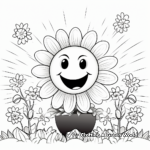 Uplifting Sunshine Positive Affirmation Coloring Pages 1