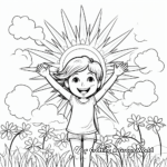 Uplifting Sunshine Positive Affirmation Coloring Pages 3
