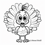 Use Your Colors to Express Gratitude: Thankful Turkey Coloring Pages 3