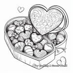 Valentines Day Chocolate Box Coloring Pages 2