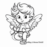 Valentines Day Cupid Coloring Pages 1
