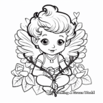 Valentines Day Cupid Coloring Pages 4