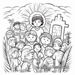 Vibrant Holy Week Coloring Pages for Kids 2