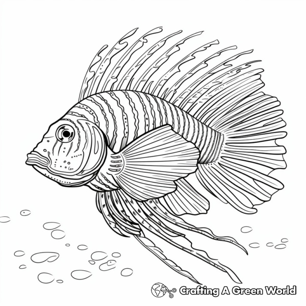 Lionfish Coloring Pages - Free &amp; Printable!