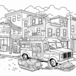 Vibrant USA Street Foods Coloring Pages 3