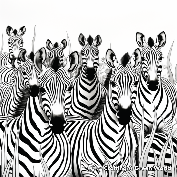 Zebra Coloring Pages - Free &amp; Printable!