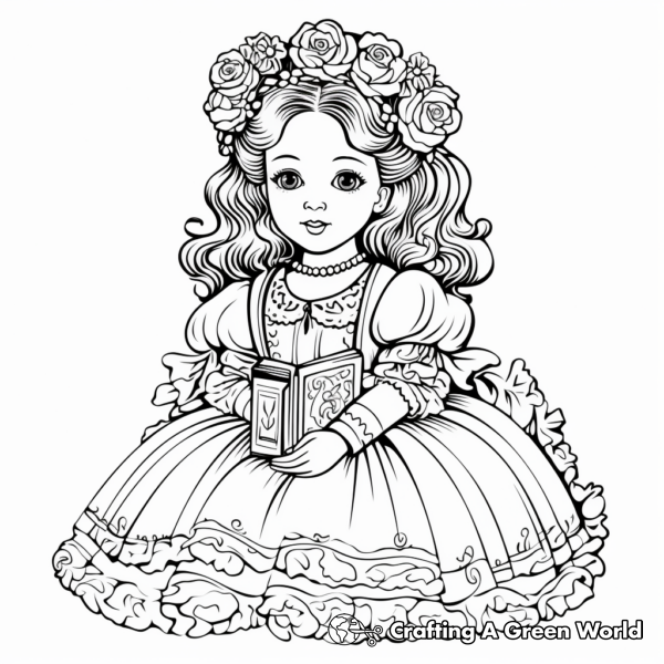 Doll Coloring Pages - Free &amp; Printable!