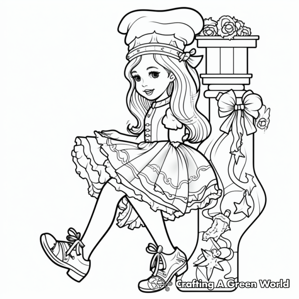 Stocking Coloring Pages - Free &amp; Printable!