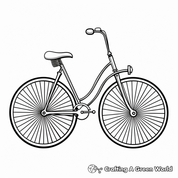 Spring Bike Color Pages Bike Coloring Pages - Free & Printable!