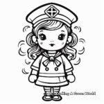 Vintage Sailor Tattoo Coloring Pages for Adults 4