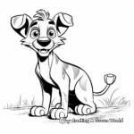 Vintage-Style Tasmanian Tiger Coloring Pages 1