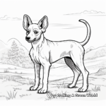 Vintage-Style Tasmanian Tiger Coloring Pages 4