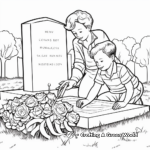 Vintage WWII Memorial Day Coloring Pages 2