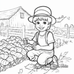 Visit to the Farm: Interactive Coloring Pages 3