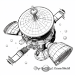 Voyager Spacecraft Coloring Pages for Space Enthusiasts 1