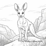 Wallaroo Coloring Pages for Kids 2