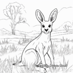 Wallaroo Coloring Pages for Kids 3
