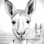 Wallaroo Coloring Pages for Kids 4
