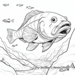 Walleye Catch of the Day Coloring Pages 1