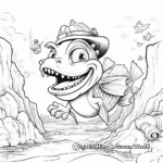Walleye Fishing Trip Coloring Pages 4