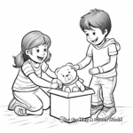 Warm Hearted Donation Coloring Pages 3