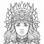 Warrior Crown Coloring Pages: Medieval, Roman, and Greek 2