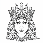 Warrior Crown Coloring Pages: Medieval, Roman, and Greek 4