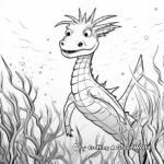 Weedy Sea Dragon Coloring Pages for Kids 2