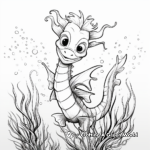 Weedy Sea Dragon Coloring Pages for Kids 4