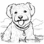 West Highland White Terrier Fluffy Dog Coloring Pages 2
