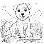 West Highland White Terrier Fluffy Dog Coloring Pages 3
