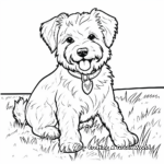West Highland White Terrier Fluffy Dog Coloring Pages 4