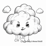 Whimsical Fair-Weather Cloud Coloring Pages 3