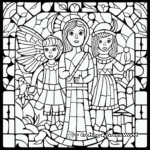 Whimsical Fairy Tale Mosaic Coloring Pages 2