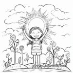 Whimsical Kindness Positive Affirmation Coloring Pages for Kids 4