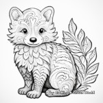 Whimsical Red Panda Coloring Pages for Creative Minds 3