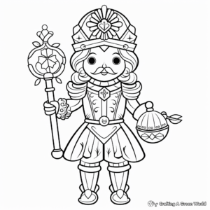 Whimsical Sugar Plum Fairy Coloring Pages 4