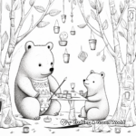 Whimsical Wombat Artists at Work Coloring Pages 1