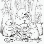 Whimsical Wombat Artists at Work Coloring Pages 2