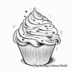 Whipped Cream on Ice Cream Coloring Pages 1