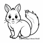 White Squirrel Coloring Sheets 4