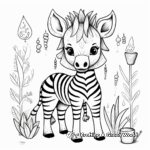 Wild Animal Fiesta Coloring Pages 1
