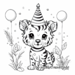Wild Animal Fiesta Coloring Pages 3