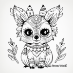 Wild Animal Fiesta Coloring Pages 4