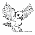 Wild Duck Flying Coloring Pages 2