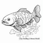 Wild Pacific Salmon Coloring Pages 1