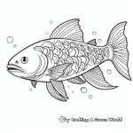 Wild Pacific Salmon Coloring Pages 4